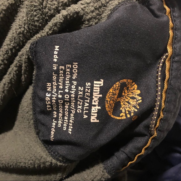 Timberland winter snow half zip sweater size 2xl - Picture 5 of 5